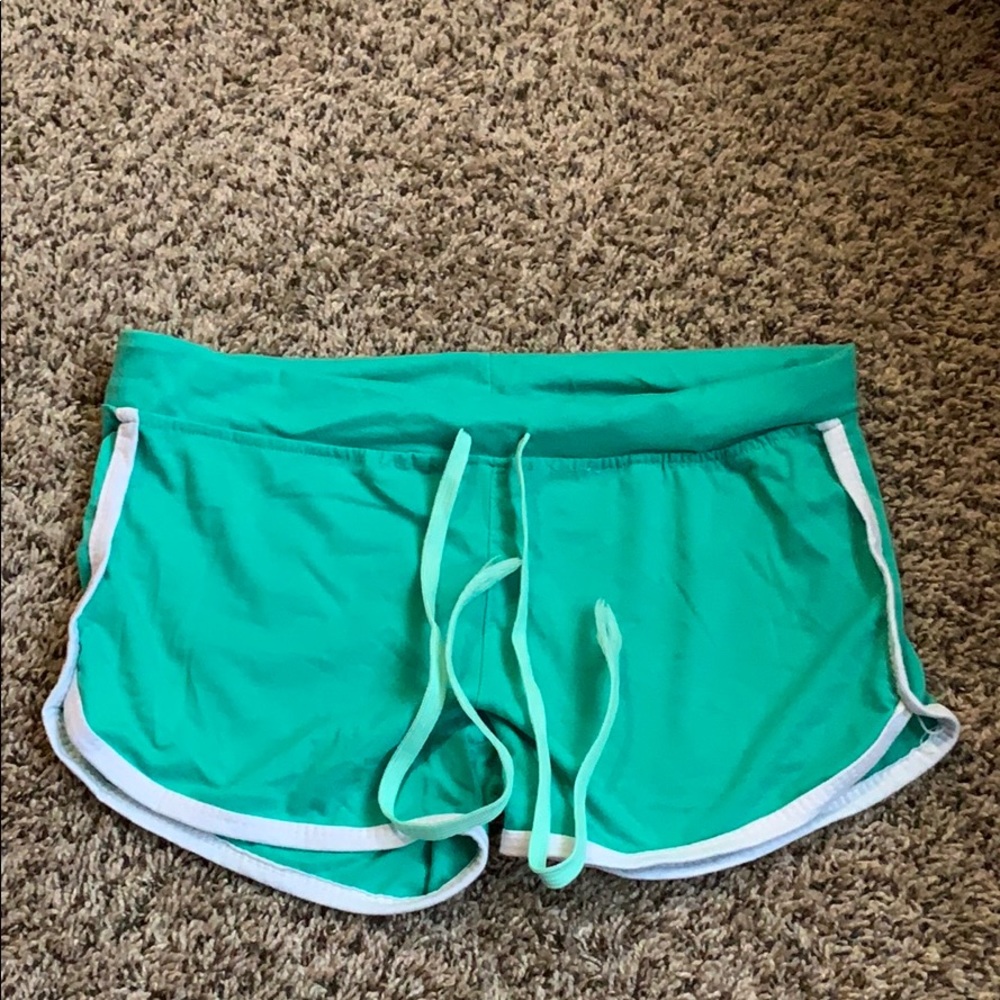 Green shorts